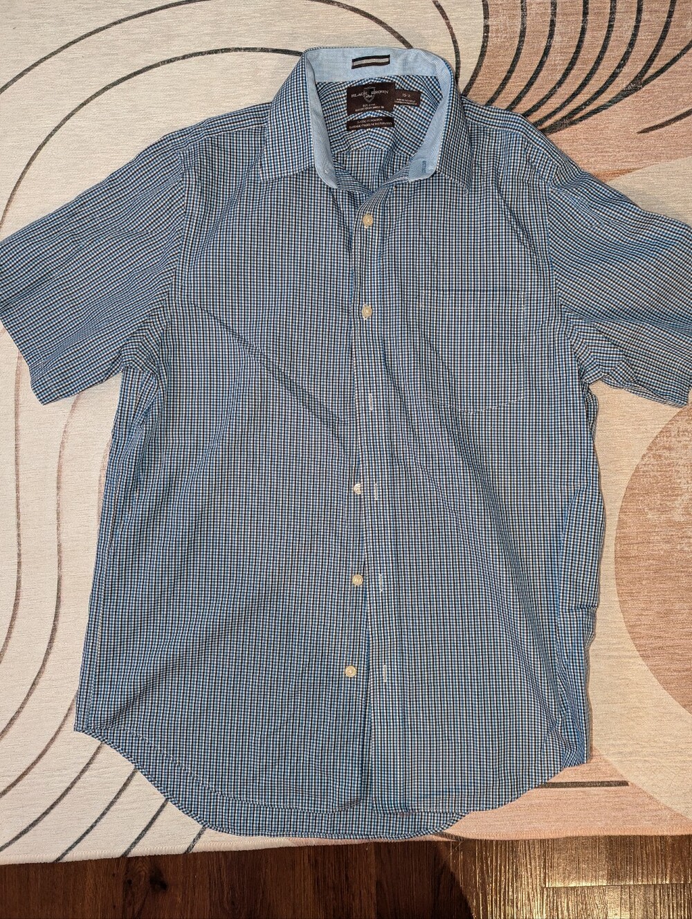 Black Brown 1826 80s Classic Fit Shirt Men's 15.5